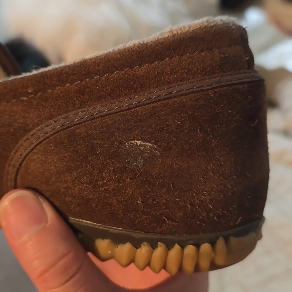 Sorel Men's Dude Moc Size 10, Brown and Gray Loafers - Picture 7 of 7
